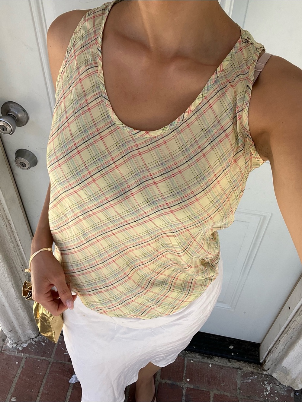 Calvin Klein 100% silk tank top